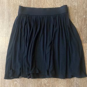 Express | Black Skater Skirt
